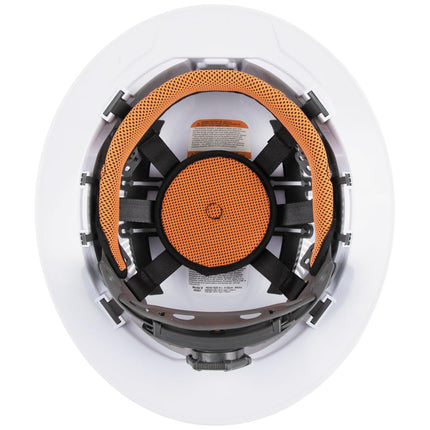 Klein Tools Hard Hat, Non-vented, Full Brim Style with Headlamp
