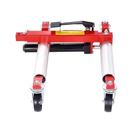VEVOR Lève-roue, capacité max. 680 kg, cric de voiture avec roues rotatives à 360°, cric hydraulique robuste pour le positionnement de véhicules pour la réparation et le déplacement de voitures
