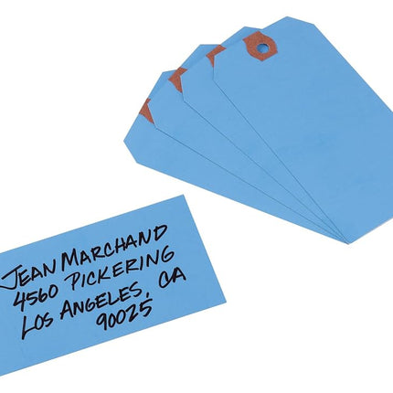 Avery Shipping Tags, Paper, 4.75 x 2.375 Inches, Blue, Pack of 1000 (12355)