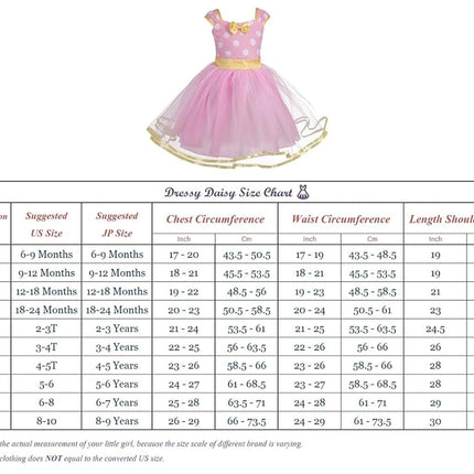 Dressy Daisy Baby Girls Polka Dots Tulle Dress, Pink, Size 00