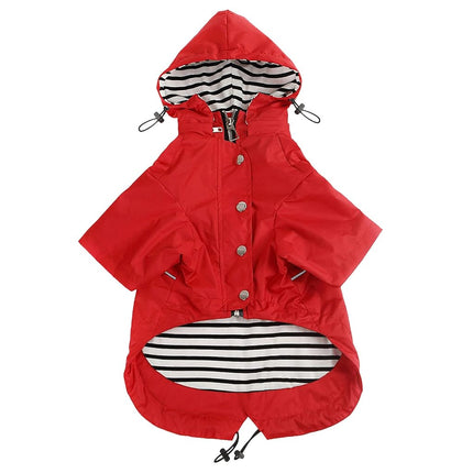 Morezi Dog Zip Up Dog Raincoat, Dog Clothes, Dog V