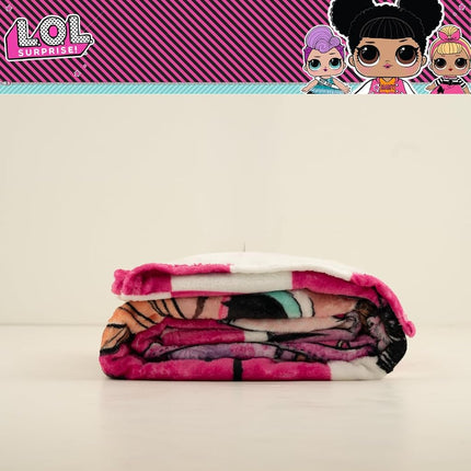 Franco LOL Surprise! Kids Bedding Super Soft Plush Throw Blanket, 46 in x 60 in, (Officially Licensed Product)