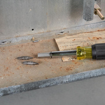 Klein Tools 32483 Punta para destornillador y atornillador de tuercas Klein 11 en 1 y 10 en 1, Phillips n.º 2, ranurado de 1/4 pulg.