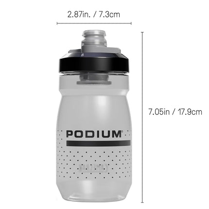 Camelbak PODIUM 710 ml – bike bottle – lightweight and compact – self-sealing cap – easy handling – leak-proof – fits in bottle holder – Smoke, size: OS