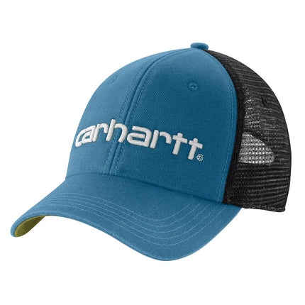 Carhartt Men's Canvas Mesh-Back Logo Graphic Cap, 