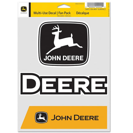 WinCraft Multi Use Decal Fan Pack John Deere Const