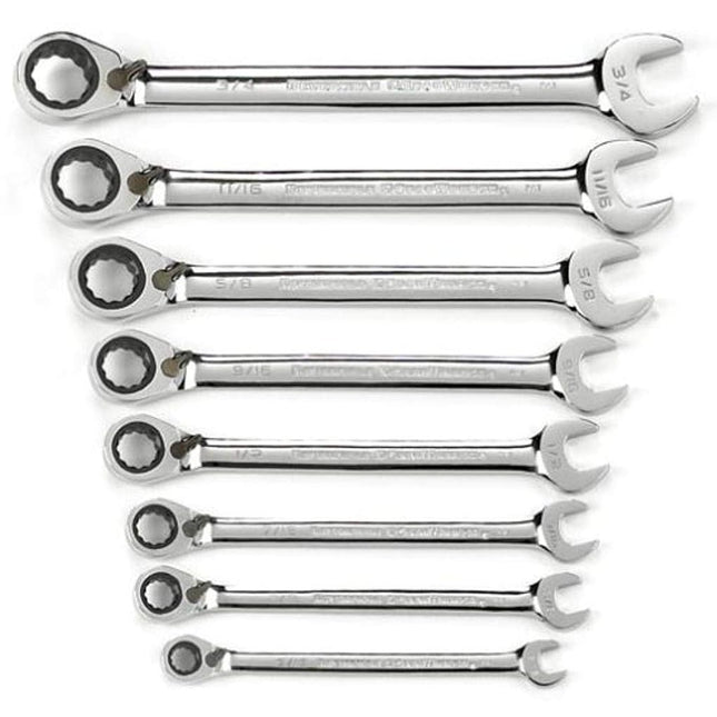 GEARWRENCH 12 Point Reversible Ratcheting Combinat