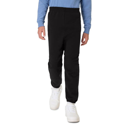 Hanes Big Boys' Eco Smart Fleece Pant, Black, X-Large