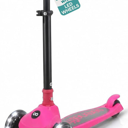 SereneLife Kids Scooter for Ages 3–7 – 3 Wheel Kic