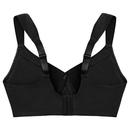 Glamorise MagicLift Seamless T-Shirt Wirefree Bra 1080 (Women's & Women's Plus) Black