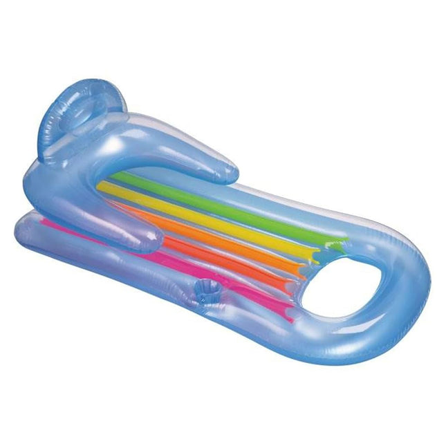 Intex Sit N Float Inflatable Lounge, 60" X 39", (Colors May Vary), 1 Pack