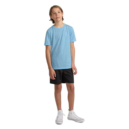 Camiseta básica suave de Hurley para niño, Cloud Slub, azul hielo, mediana