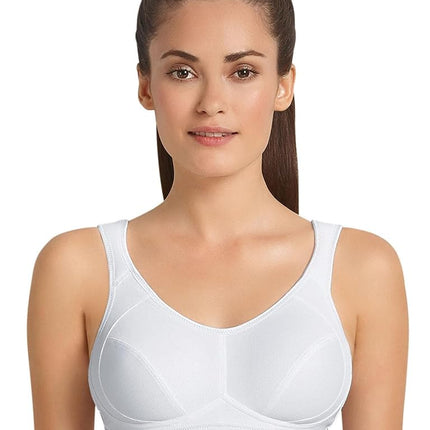 Anita Women's 5527 Non-Wired Sports Bra, White, 30E