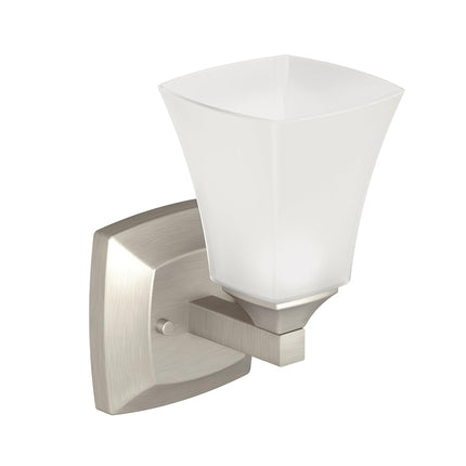 Moen YB5161BN Voss Applique de salle de bain à une ampoule, nickel brossé
