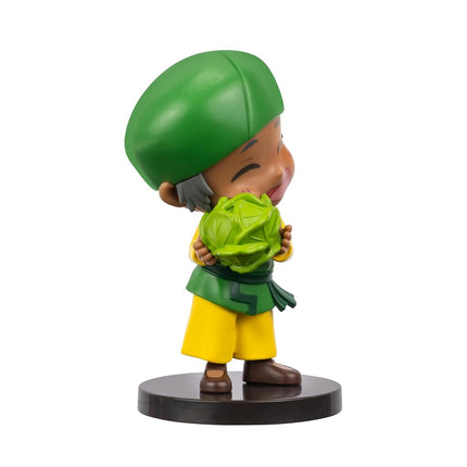 Avatar: The Last Airbender Cai - 4-Inch Mini Figure in Kawaii Style in Dynamic Pose with Display Base