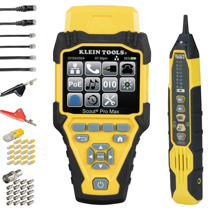 Klein Tools 80179 Scout Pro Max VDV Tester Set, Ne