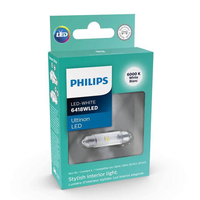 Bombilla LED Philips 6418 Ultinon (Blanca), 1 unidad