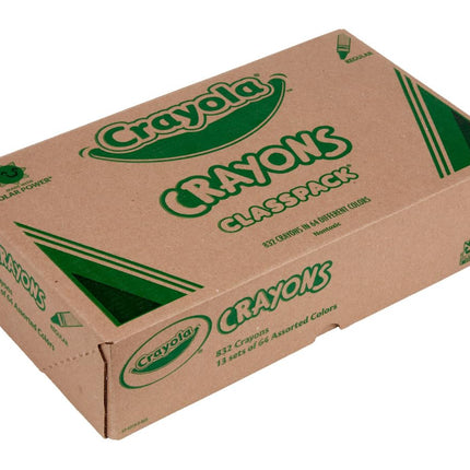 Crayola 832 Ct Crayon Classpack, 64 Assorted Colors (52-8019)