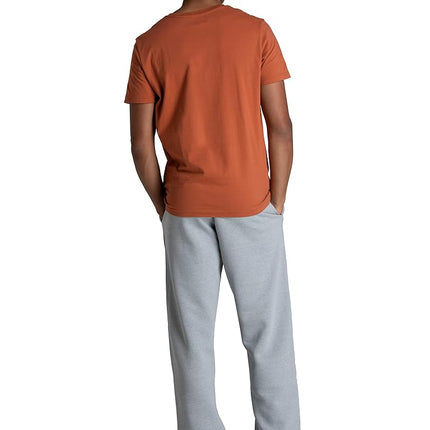 Fruit of the Loom Eversoft Fleece Elastic Bottom Sweatpants with Pockets, Relaxed Fit, Moisture Wicking, Breathable, Mineral Grey Heather, XL