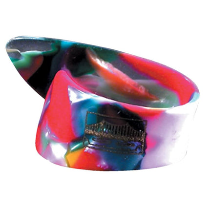 Golden Gate GP1-GP7 Thumb & Finger Pick Pack – Stainless Steel/Clown Confetti – Large