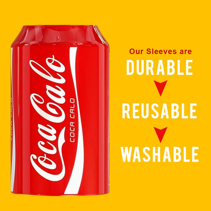 BeerSkin Silicone Can Covers that Look Like Soda 12 oz (355 ml) - 10 Pk