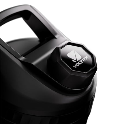 VOLTRX ChillMix Shaker Bottle Insulated Stainless Steel - USB C Rechargeable Electric Protein Shake Mixer, Shaker Cups for Protein Shakes and MealReplacement,(Chrome Steel)