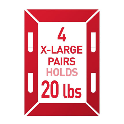 Command 17217-8ES Hanging Strips, X-Large, White, 8 Count