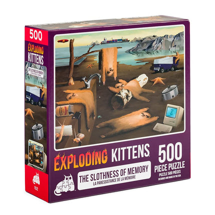 Exploding Kittens Slothness of Memory Jigsaw Puzzl