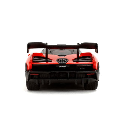 Jada Fast & Furious 1:32 McLaren Senna Die-Cast Model – Opening Doors, Rubber Tires, Movie Authenticity – Collectible for Ages 8+ – Red