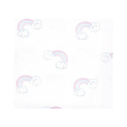 Hudson Baby Unisex Baby Cotton Flannel Receiving Blankets Bundle, Dreamy Unicorn, One Size