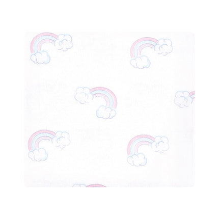 Hudson Baby Unisex Baby Cotton Flannel Receiving Blankets Bundle, Dreamy Unicorn, One Size