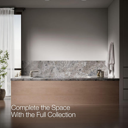 Grifo de bañera Kohler T25740-4-BN Hint, níquel cepillado vibrante