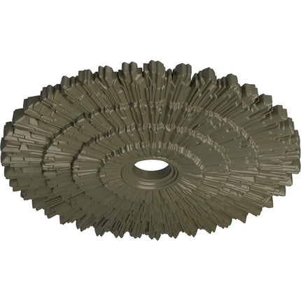 24 3/4"OD x 3 1/4"ID x 1 7/8"P Eryn Ceiling Medallion (Fits Canopies up to 4"), Hand-Painted Painted Turtle