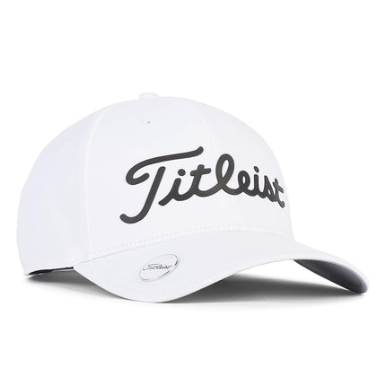 Gorra de golf Titleist Players Ball Marker estándar para hombre, blanco/negro