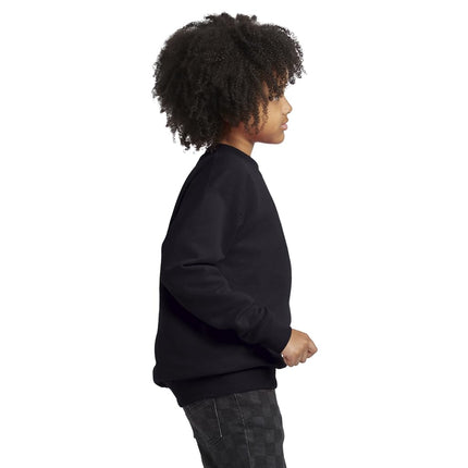 Hanes Boys Eco Smart Crew, Black, Large
