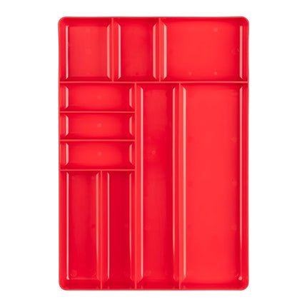 TEKTON 10-Compartment Organizer Tray (Red) | OTD11210 | Made in USA