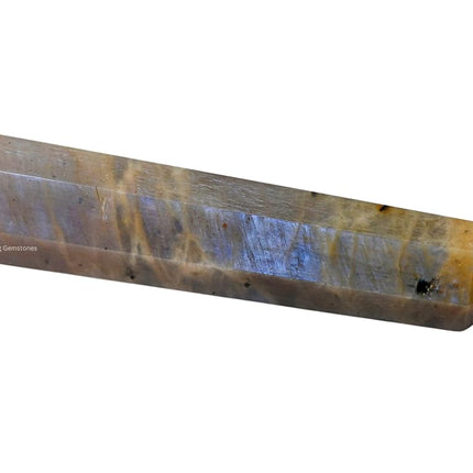 Amazing Gemstone Sun Moonstone Crystal Towers - Natural Healing Crystal Point Obelisk for Reiki Healing and Crystal Grid (3" to 4" INCH)