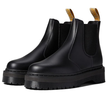 Dr. Martens Women's V 2976 Quad Chelsea Boot, Black, 11 Women/10 Men