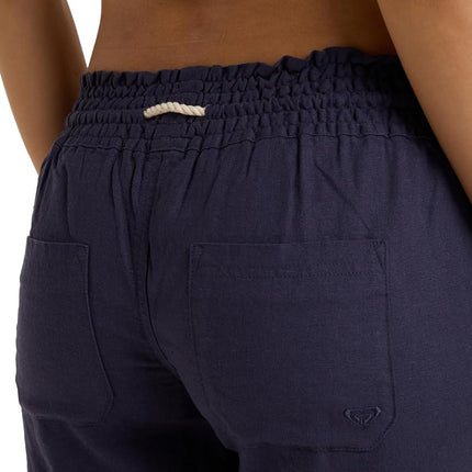 ROXY Women's Oceanside Pants, Mood Indigo, M UK