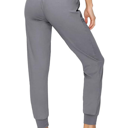 ALWAYS Women Jogger Sweatpants - Premium Soft Stretch Lightweight Drawstrings Pants with Pork Chop Pockets Charcoal XL