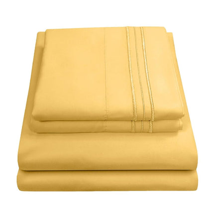 King Size Sheets - Breathable Luxury Bed Sheets wi