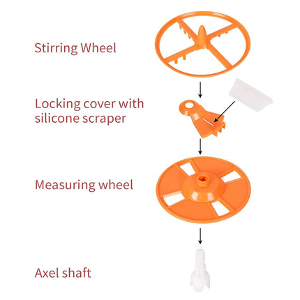 5 Pieces Replacement Parts Compatible with Baby Brezza Formula Pro Advanced and WiFi Model FRP0046 FRP0047 FRP0048 FRP0066