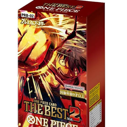 Bandai One Piece Card Game Premium Booster One Piece Card The Best Vol. 2 (PRB-02) (Box) Pack of 10