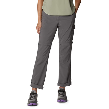 Columbia Women's Silver Ridge Utility Convertible Pant Hiking Convertible Trousers, City Grey, Size 10/R