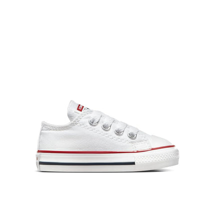 Converse Kid's Chuck Taylor All Star Low Top Shoe, Optical White, 1.5 M US Little Kid