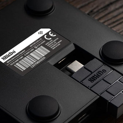 8BitDo Retro Cube 2 Speaker, Portable Bluetooth Speaker with Stereo Sound, Wireless Charging Dock, Bluetooth 5.3/2.4G/Wired USB Connections - N Edition