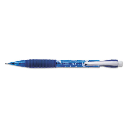 Pentel Icy Automatic Pencil, 0.50 mm, Transparent 