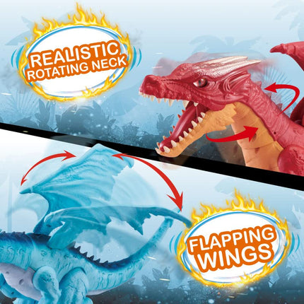 ZURU Robo Alive Ice Blasting Roaring Dragon Robotic Toy