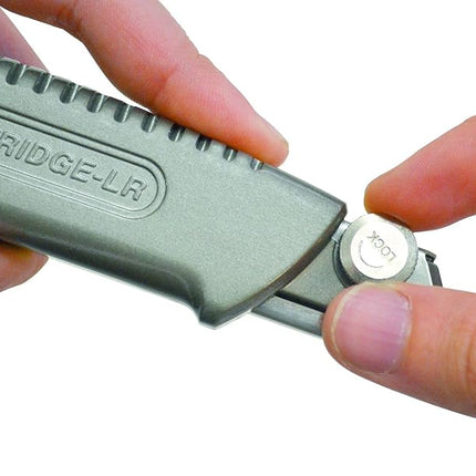 NT Cutter Heavy Duty Aluminum Die-Cast Grip Multi-Blade Cartridge Knife, 1 Knife (L-2000RP), Red.