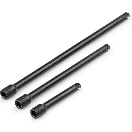 TEKTON Juego de extensiones de impacto de 1/4 pulgada, 3 piezas (3, 6, 9 pulgadas) | SIA90000